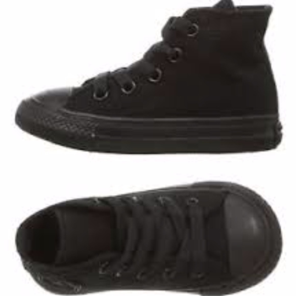 Converse Other - Converse | Black Chuck Taylor All Star Hi Top 8